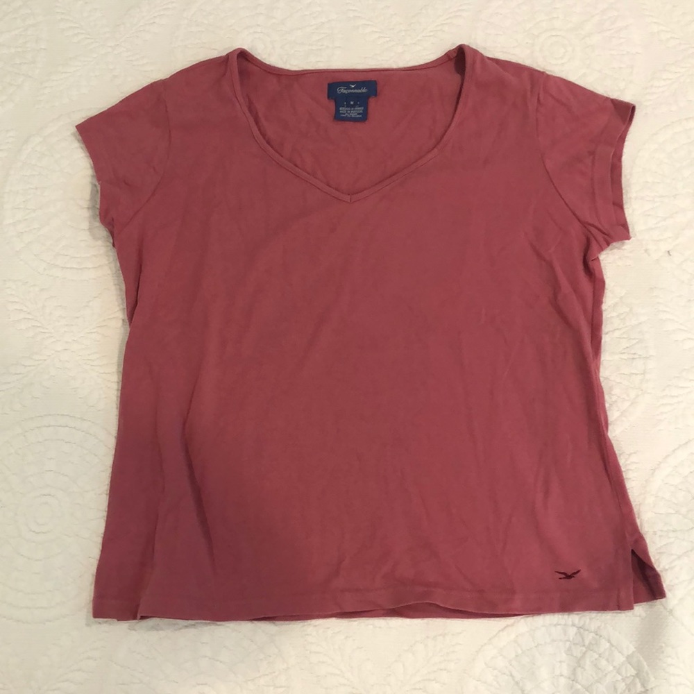 Dusty Rose Faconnable T Shirt